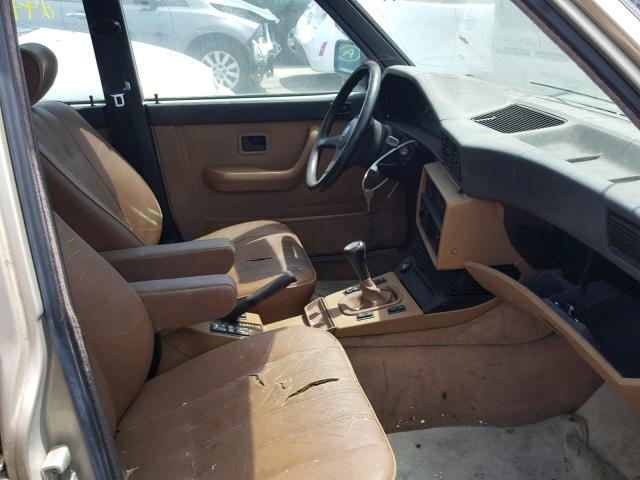 WBADC7408J1719839 - 1988 BMW 535 BASE BROWN photo 5