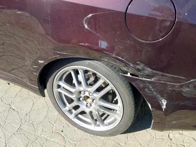 JTKDE167990286952 - 2009 TOYOTA SCION TC ბურგუნდია ფოტო 9