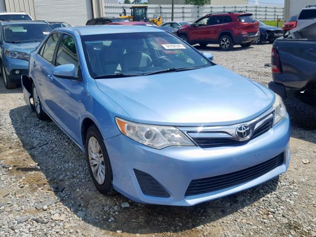 4T4BF1FK5CR201638 - 2012 TOYOTA CAMRY BASE BLUE photo 1