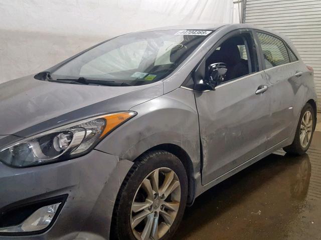 KMHD35LE4DU127888 - 2013 HYUNDAI ELANTRA GT GRAY photo 9