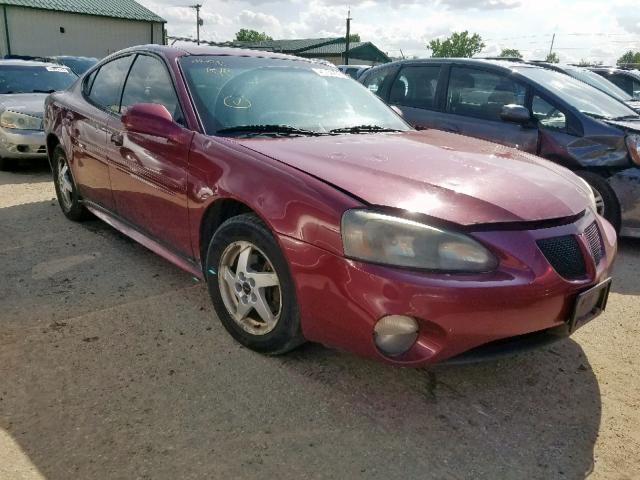 2G2WP522X41361106 - 2004 PONTIAC GRAND PRIX RED photo 1