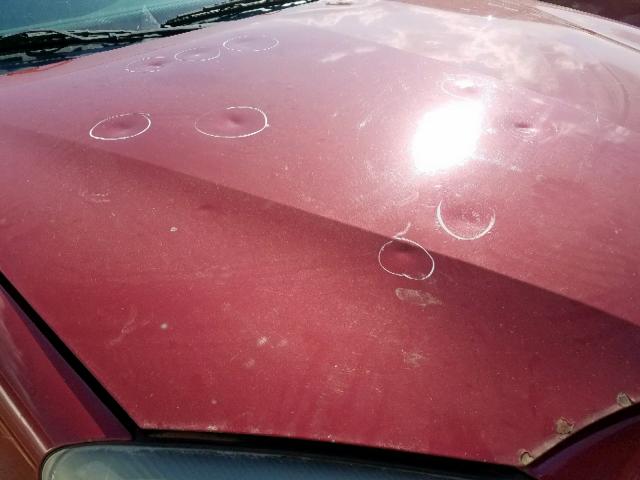 2G2WP522X41361106 - 2004 PONTIAC GRAND PRIX RED photo 9