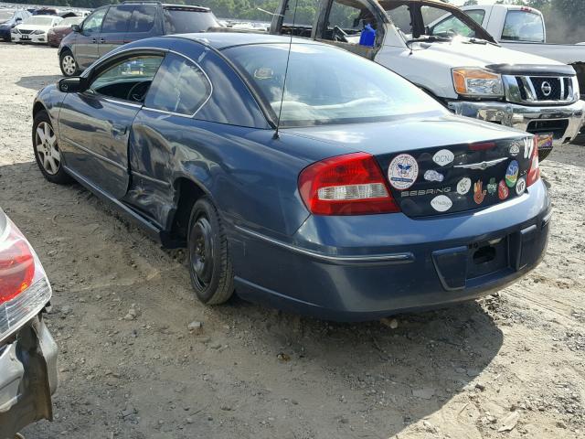 4C3AG42G53E153985 - 2003 CHRYSLER SEBRING LX BLUE photo 3