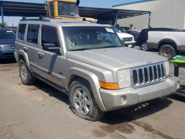 1J8HG48K27C670758 - 2007 JEEP COMMANDER SILVER photo 1