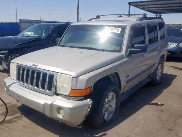 1J8HG48K27C670758 - 2007 JEEP COMMANDER SILVER photo 2