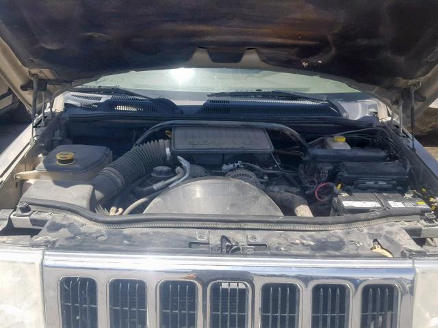 1J8HG48K27C670758 - 2007 JEEP COMMANDER SILVER photo 7