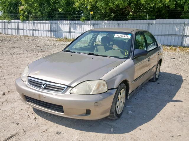 2HGEJ661XYH923651 - 2000 HONDA CIVIC BASE BEIGE photo 2