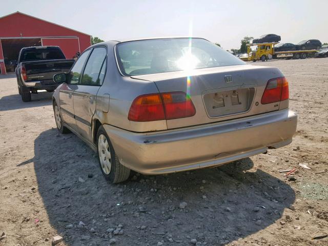 2HGEJ661XYH923651 - 2000 HONDA CIVIC BASE BEIGE photo 3