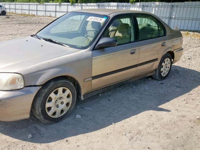 2HGEJ661XYH923651 - 2000 HONDA CIVIC BASE BEIGE photo 9