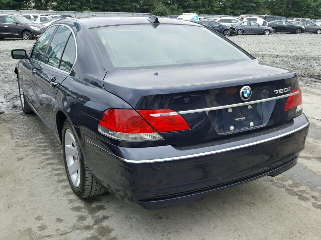 WBAHL83568DT11997 - 2008 BMW 750I BLUE photo 3