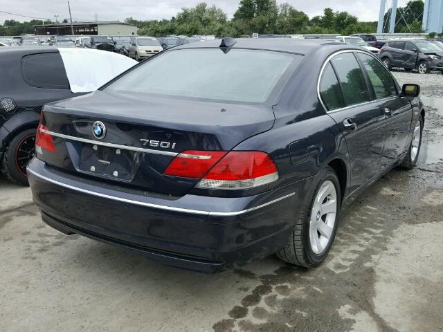 WBAHL83568DT11997 - 2008 BMW 750I BLUE photo 4