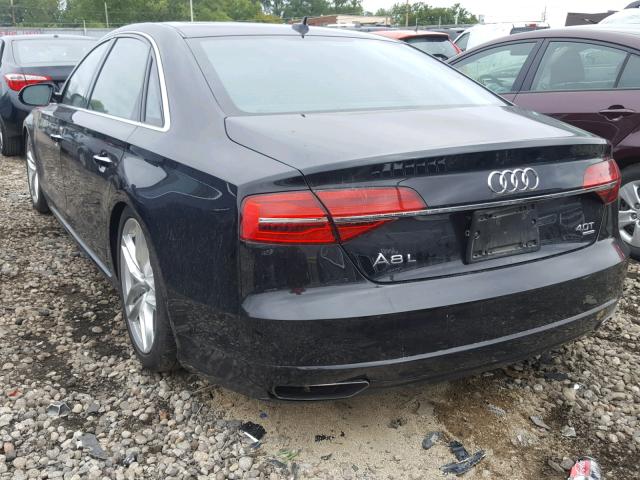 WAU43AFD0GN008652 - 2016 AUDI A8 L QUATT BLACK photo 3