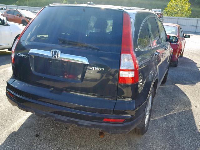 5J6RE4H70AL079522 - 2010 HONDA CR-V EXL BLACK photo 4