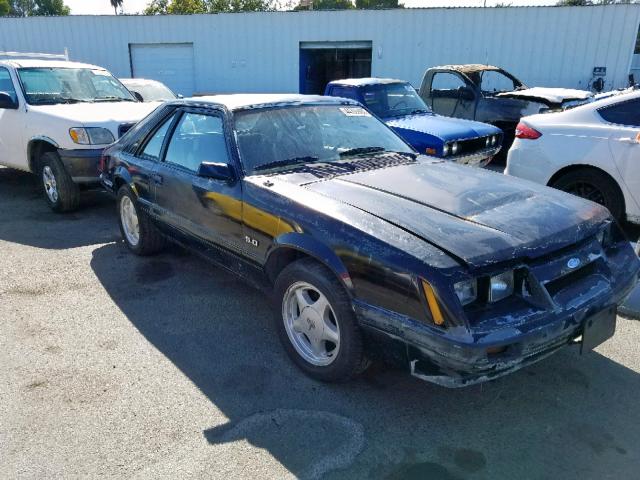 1FABP28M2FF155975 - 1985 FORD MUSTANG LX BLACK photo 1