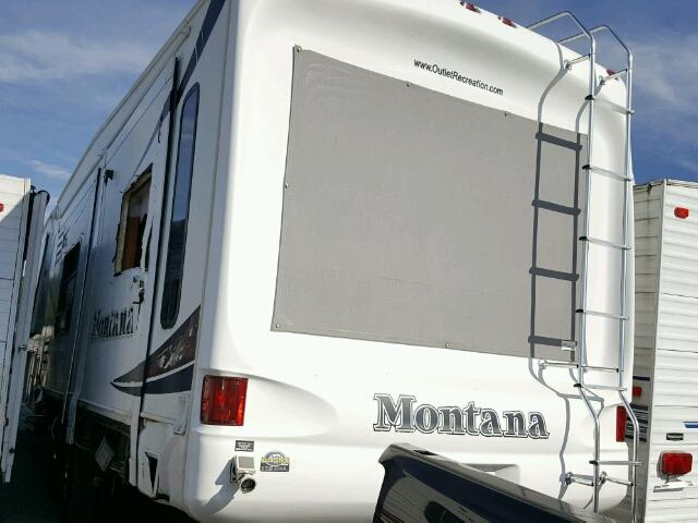 4YDF3502874700798 - 2007 KEYSTONE MONTANA WHITE photo 3