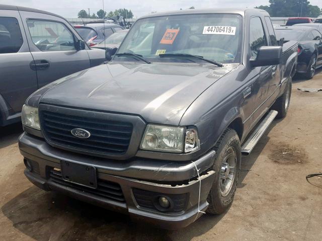 1FTYR14U17PA07861 - 2007 FORD RANGER SUP GRAY photo 2