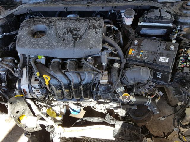 3KPC24A31KE038919 - 2019 HYUNDAI ACCENT SE BLACK photo 7