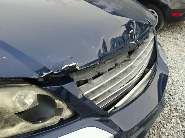 2C4GF68455R270801 - 2005 CHRYSLER PACIFICA T BLUE photo 9