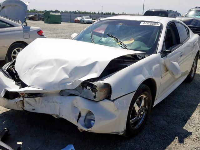 2G2WS522X41146324 - 2004 PONTIAC GRAND PRIX WHITE photo 2