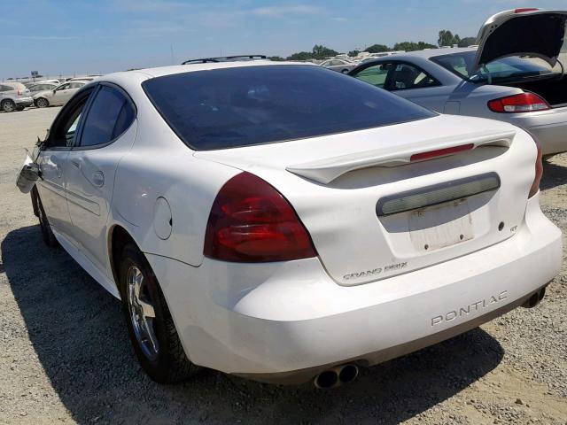 2G2WS522X41146324 - 2004 PONTIAC GRAND PRIX WHITE photo 3