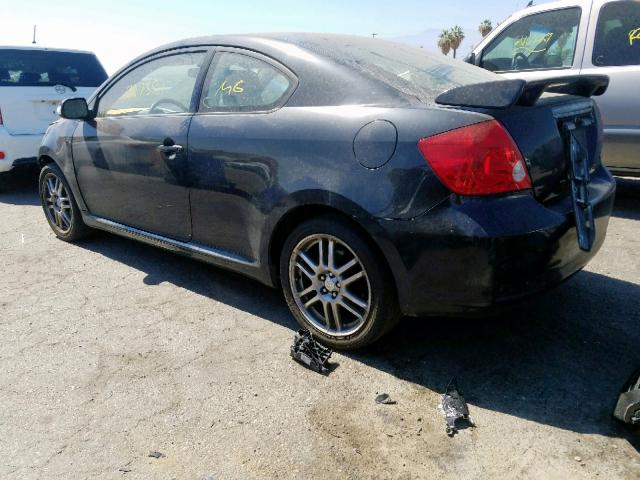 JTKDE177250056758 - 2005 TOYOTA SCION TC შავი ფოტო 3