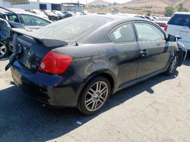 JTKDE177250056758 - 2005 TOYOTA SCION TC შავი ფოტო 4