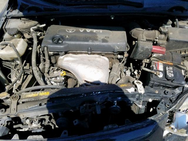 JTKDE177250056758 - 2005 TOYOTA SCION TC შავი ფოტო 7