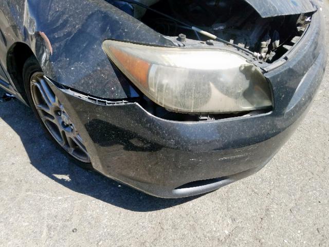 JTKDE177250056758 - 2005 TOYOTA SCION TC შავი ფოტო 9