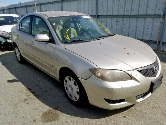 JM1BK12F641120895 - 2004 MAZDA 3 I BEIGE photo 1