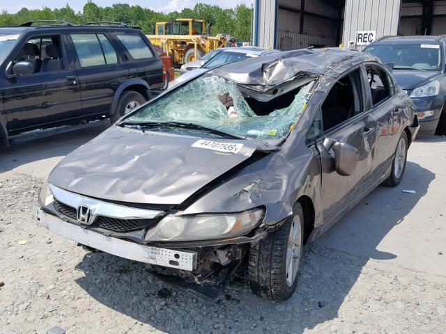 2HGFA16689H512463 - 2009 HONDA CIVIC LX-S 灰色 照片 2