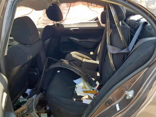 2HGFA16689H512463 - 2009 HONDA CIVIC LX-S 灰色 照片 6