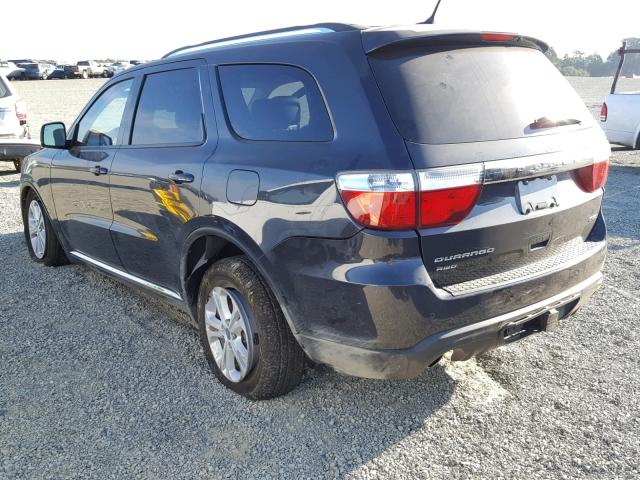 1C4SDJDT0CC337391 - 2012 DODGE DURANGO CR BLACK photo 3