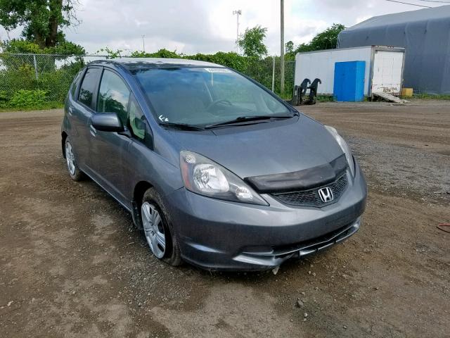 LUCGE8H58C3000762 - 2012 HONDA FIT LX GRAY photo 1