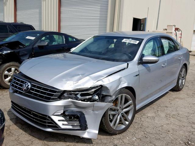1VWDT7A36HC054419 - 2017 VOLKSWAGEN PASSAT R-L SILVER photo 2