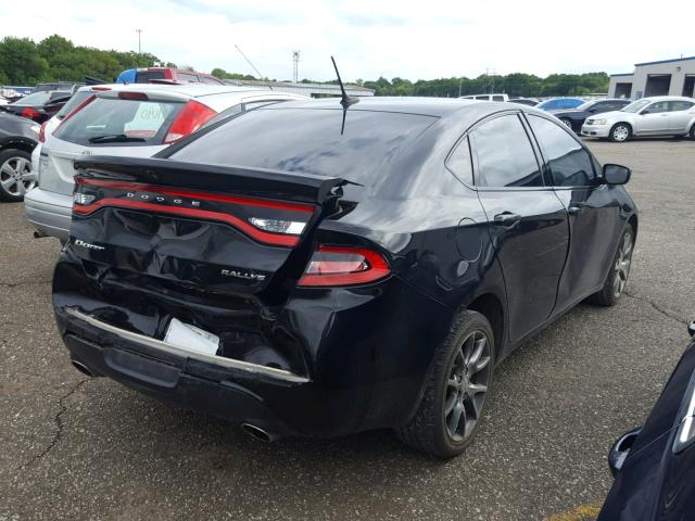 1C3CDFBAXDD325770 - 2013 DODGE DART SXT BLACK photo 4