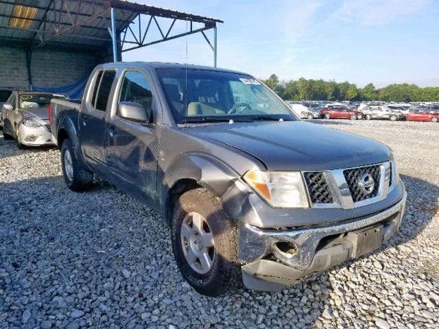 1N6AD07U46C454452 - 2006 NISSAN FRONTIER C GRAY photo 1