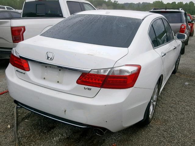 1HGCR3F85EA022340 - 2014 HONDA ACCORD EXL WHITE photo 4