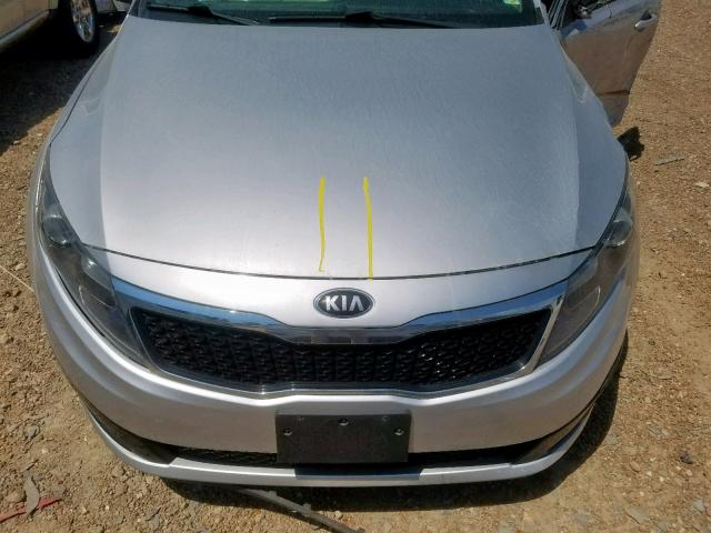 5XXGM4A78DG188762 - 2013 KIA OPTIMA LX SILVER photo 7