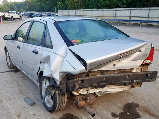 1FAFP38321W192144 - 2001 FORD FOCUS ZTS SILVER photo 3