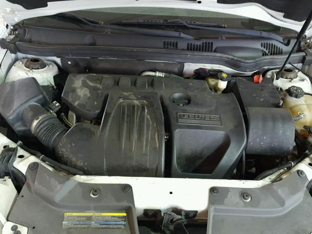 1G2AL15F277407032 - 2007 PONTIAC G5 WHITE photo 7