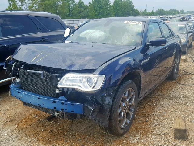 2C3CCAGG7GH225054 - 2016 CHRYSLER 300 S BLUE photo 2