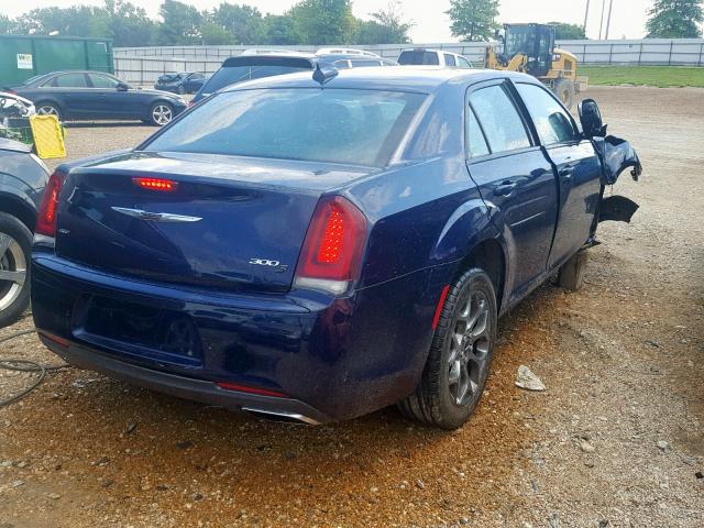 2C3CCAGG7GH225054 - 2016 CHRYSLER 300 S BLUE photo 4