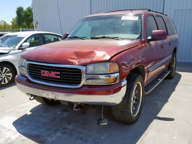 1GKEC16T42J261802 - 2002 GMC YUKON XL C RED photo 2