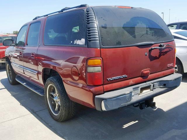 1GKEC16T42J261802 - 2002 GMC YUKON XL C RED photo 3