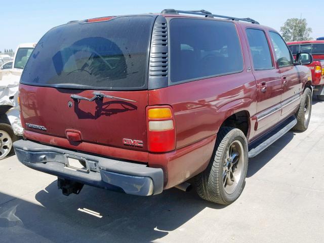 1GKEC16T42J261802 - 2002 GMC YUKON XL C RED photo 4