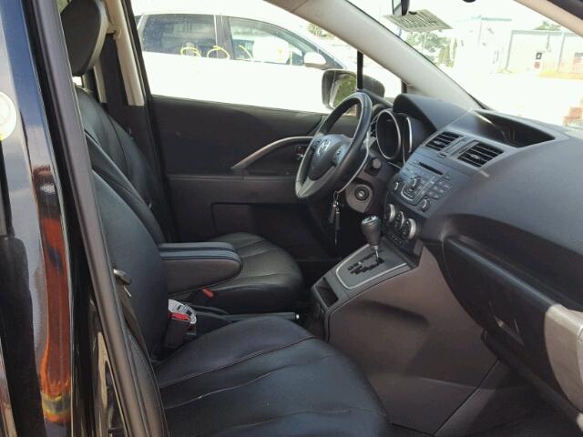 JM1CW2DLXD0158198 - 2013 MAZDA 5 BLACK photo 5