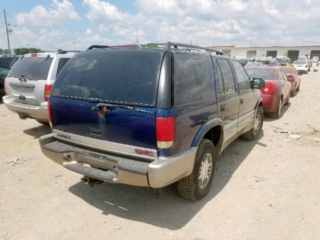 1GKDT13W4Y2295641 - 2000 GMC JIMMY / EN BLUE photo 4