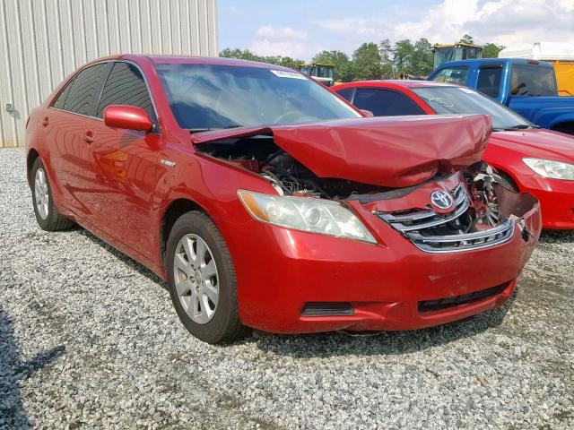 4T1BB46K79U083818 - 2009 TOYOTA CAMRY HYBR RED photo 1