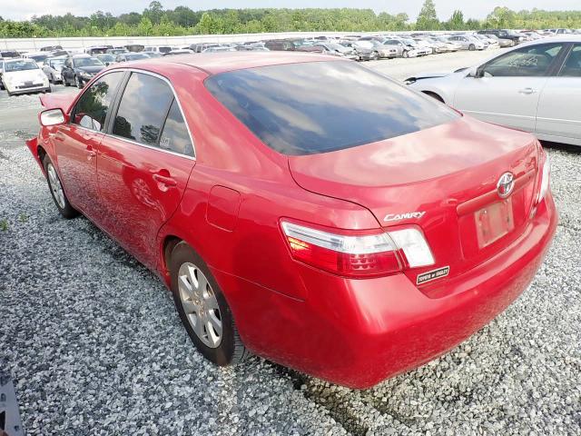 4T1BB46K79U083818 - 2009 TOYOTA CAMRY HYBR RED photo 3