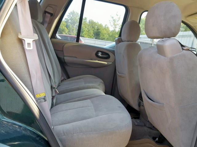 1GNDS13S852215742 - 2005 CHEVROLET TRAILBLAZE GREEN photo 6